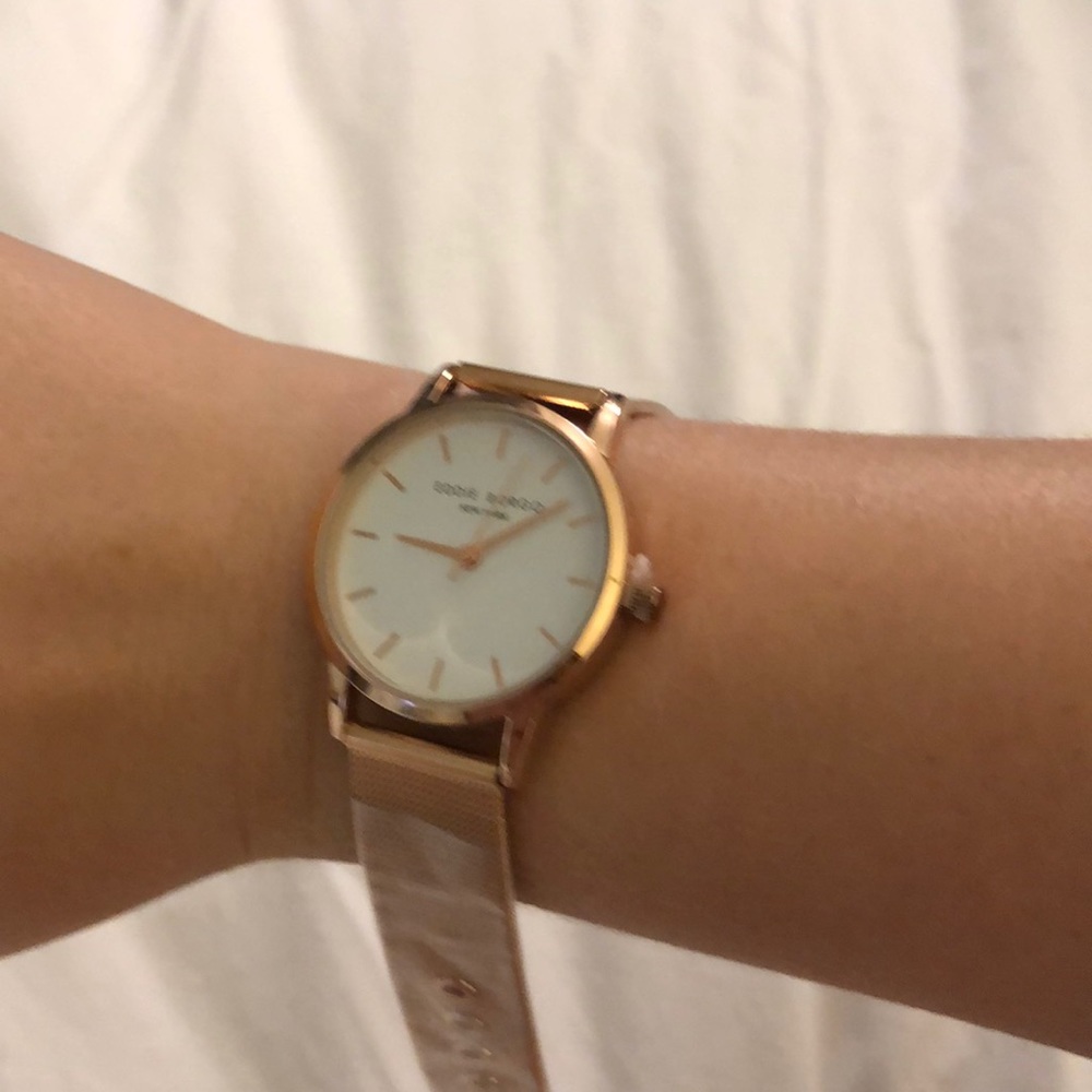 Eddie Borgo rose gold watch new